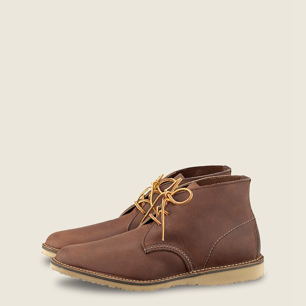 Heritage Sko Herre - Red Wing Weekender – Chukka Yuma Læder - Brune - ATQEKX-527